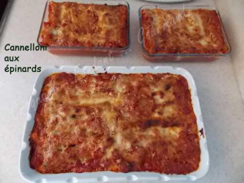 Cannelloni aux épinards