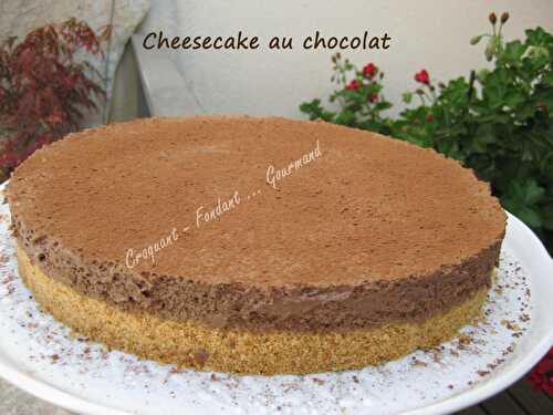 Cheesecake chocolat.