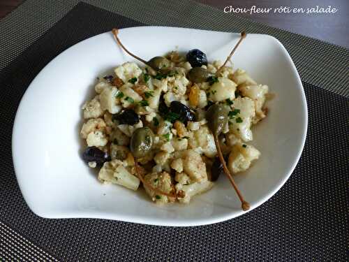 Chou-fleur rôti en salade - Recettes autour d'un ingrédient # 36