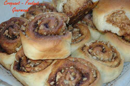 Cinamon rolls ou roulés à la cannelle