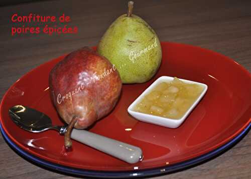 Confiture de poires épicées.