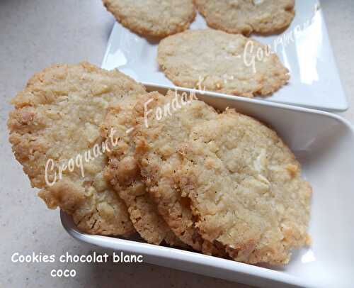 Cookies chocolat blanc-coco
