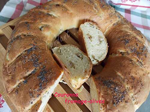 Couronne fromage-olives