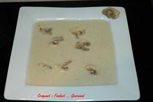 Crème de champignons