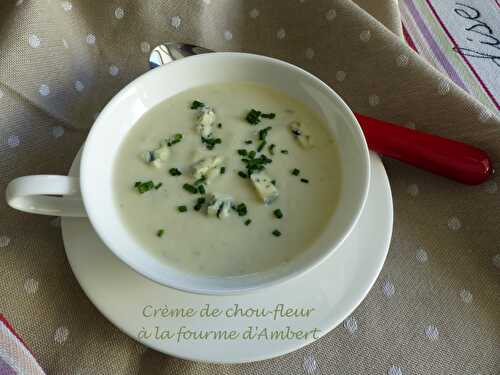 Crème de chou-fleur à la fourme d'Ambert