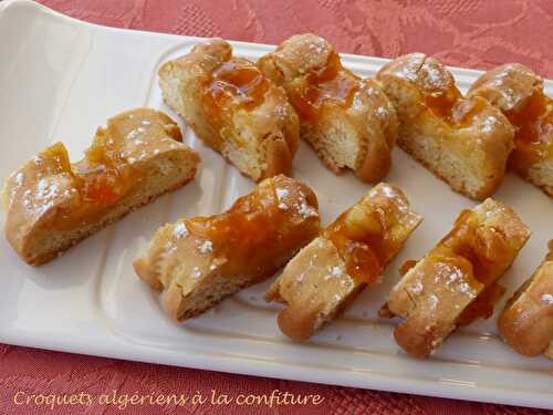 Croquets algériens à la confiture