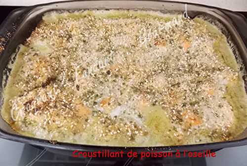 Croustillant poisson-oseille.