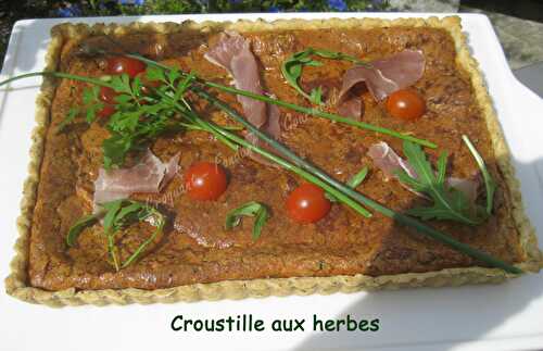 Croustille aux herbes - Croquant Fondant Gourmand