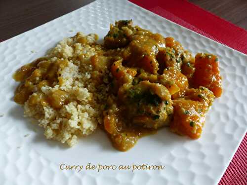 Curry de porc au potiron