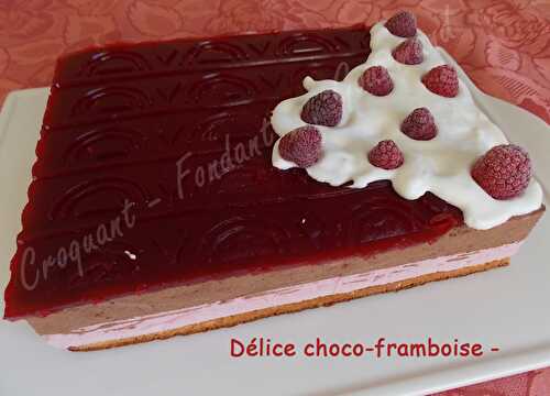 Délice choco-framboise.