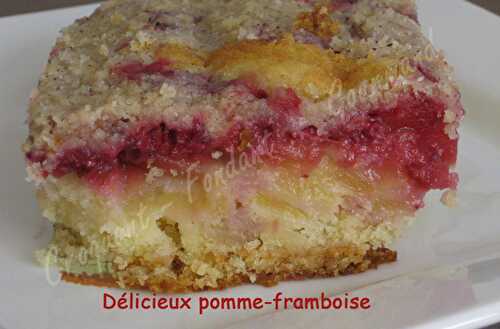 Délicieux pomme-framboise