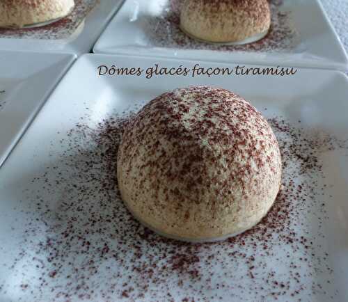 Dômes glacés façon tiramisu