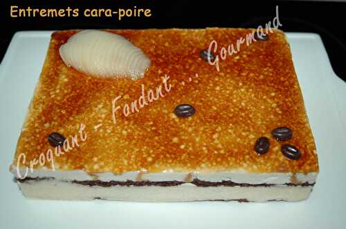 Entremets Cara-poire