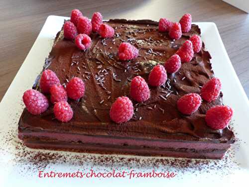 Entremets chocolat-framboise - Foodista # 52