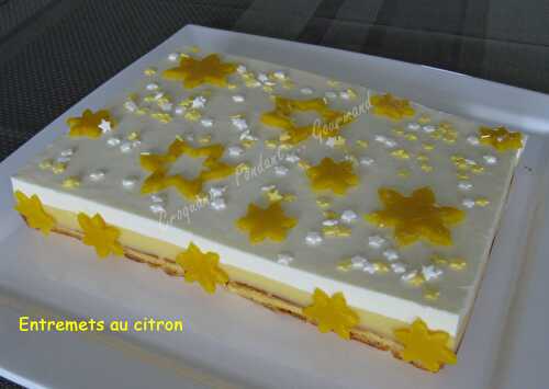 Entremets citron