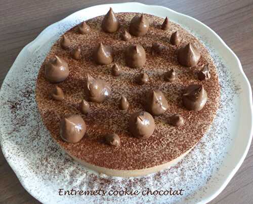 Entremets cookie chocolat