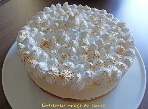 Entremets nuage au citron