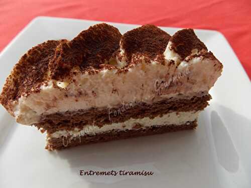 Entremets tiramisu - Passe-plat entre amis # 5