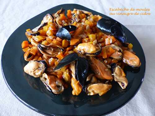 Escabèche de moules au vinaigre de cidre