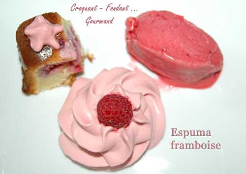 Espuma framboise.