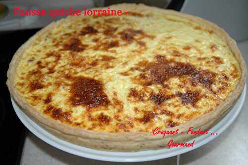 Fausse quiche lorraine