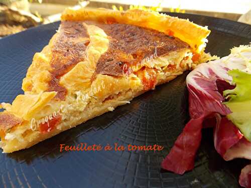 Feuilleté à la tomate