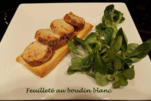 Feuilleté au boudin blanc