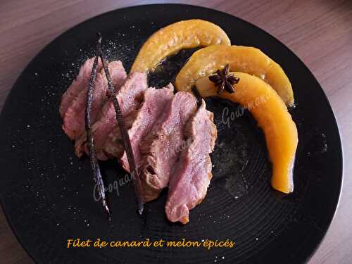 Filet de canard et melon épicés - Défi culinaire # 18