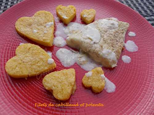 Filets de cabillaud et polenta