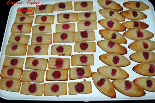 Financiers framboise