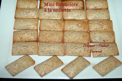 Financiers noisette Conticini