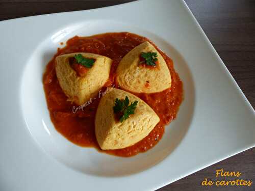 Flans de carottes - Recettes autour d'un ingrédient # 26