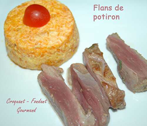 Flans de potiron