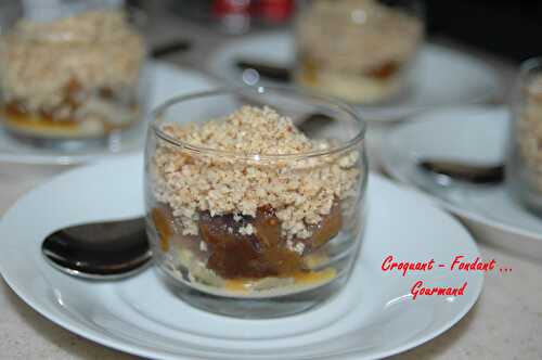 Foie gras en crumble.