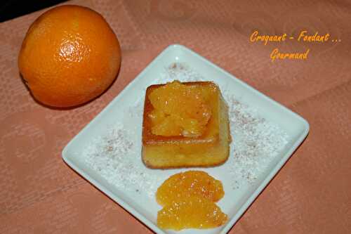 Fondant à l'orange