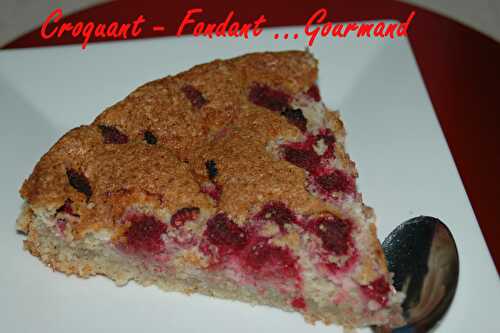 Fondant framboises-amandes