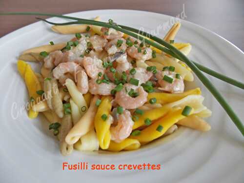 Fusilli sauce crevettes