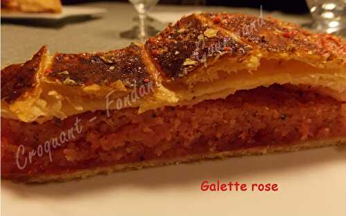Galette rose