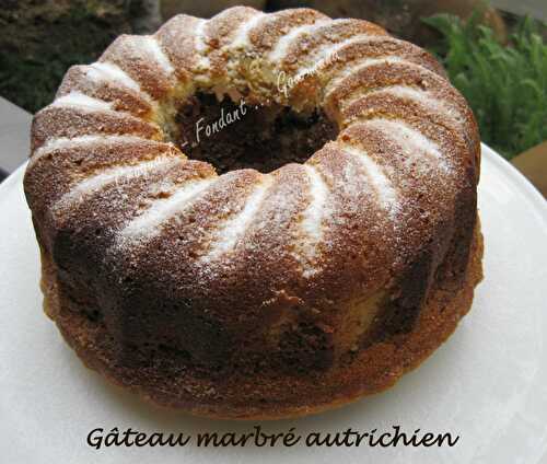 Gâteau marbré autrichien