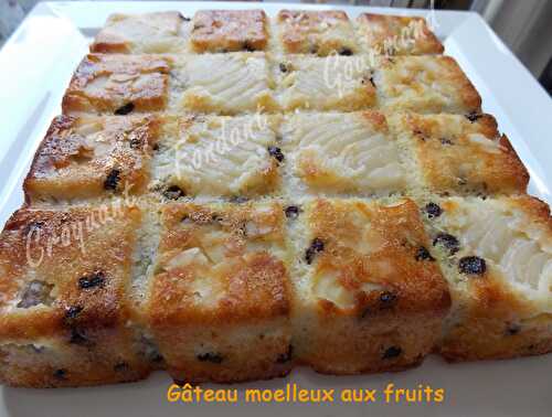 Gâteau moelleux aux fruits