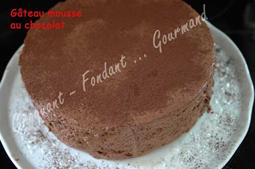 Gâteau mousse au chocolat