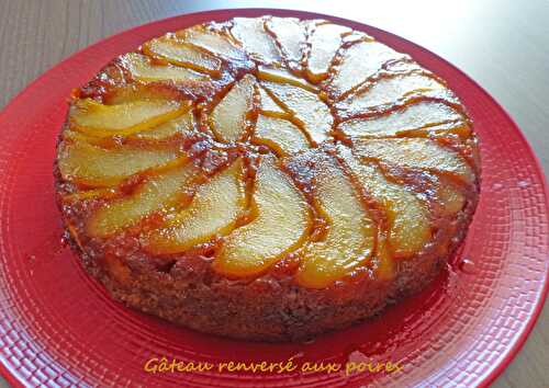 Gâteau renversé aux poires - Bataille Food # 82