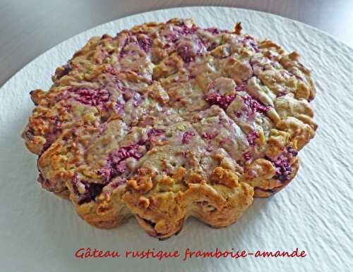 Gâteau rustique framboise-amande - Foodista Challenge #65