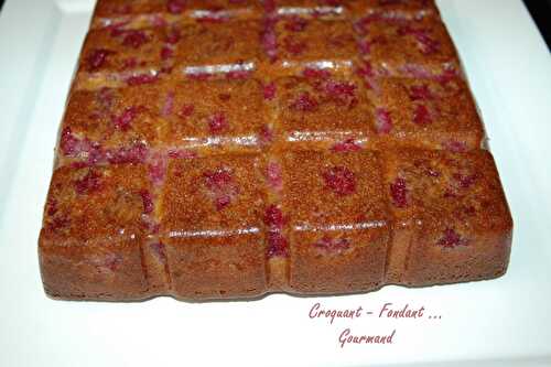 Gâteau yaourt-framboise