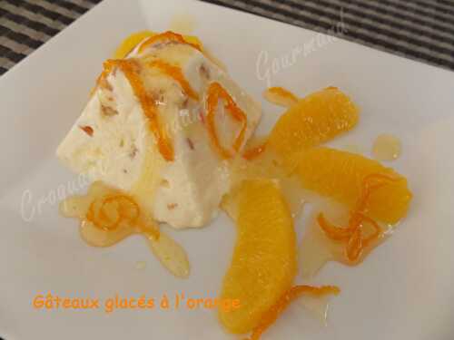 Gâteaux glacés à l’orange et menu de fête.