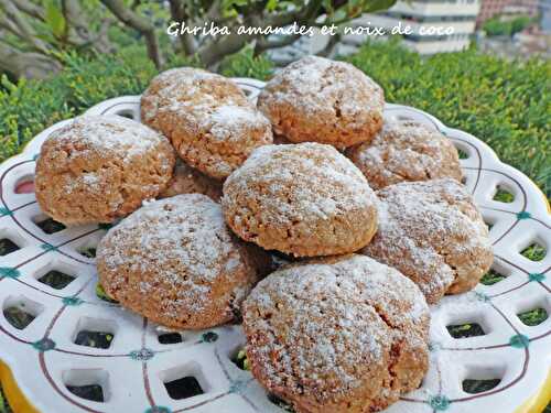 Ghriba amandes et noix de coco