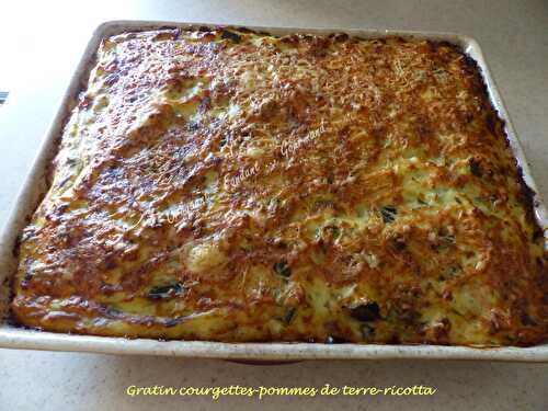 Gratin courgettes-pommes de terre-ricotta