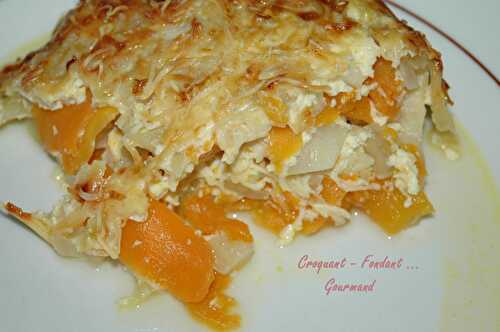 Gratin potiron fenouil.