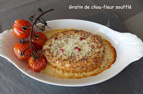 Gratins au chou-fleur soufflés