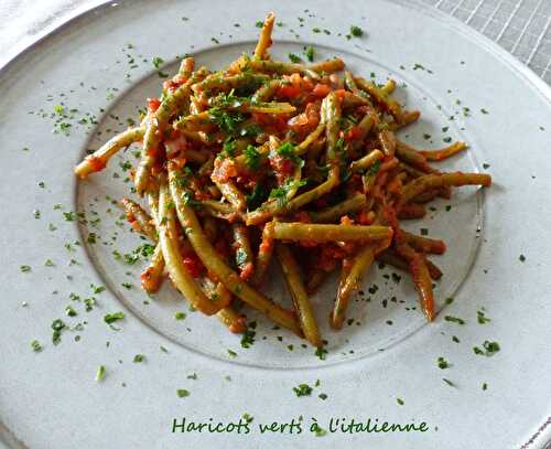 Haricots verts à l'italienne